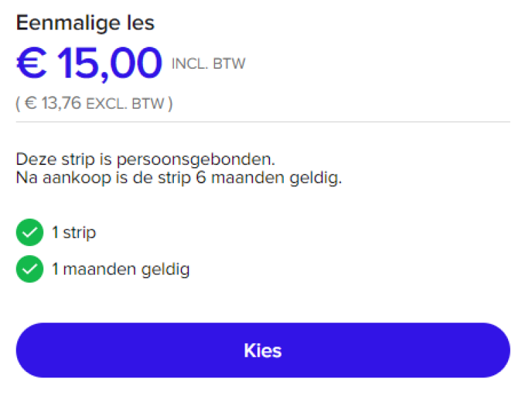 Eenmalige proefles MamaFit
